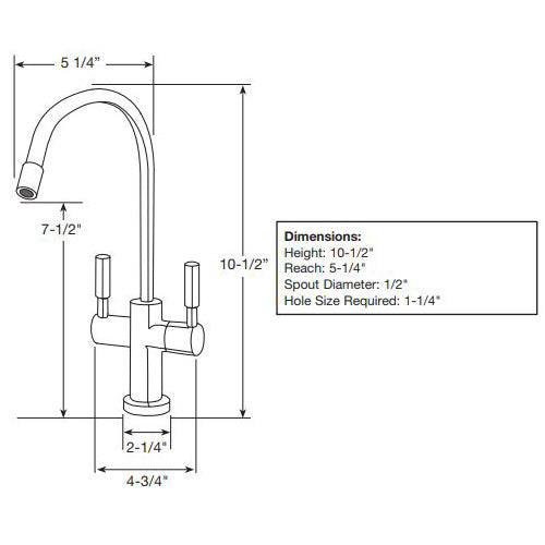 Water Inc - WI-LVH1310HC EverHot Hot/Cold Enduring Series II - Pure Drop  Technology