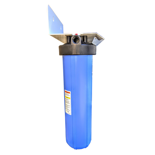 Two Stage Big Blue Whole House Sediment/Carbon Filtration System With Scale Prevention
